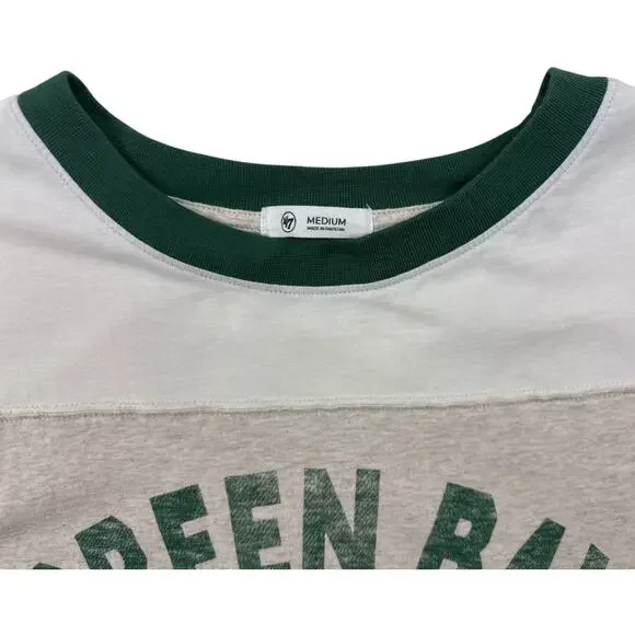 47 Green Bay Packers Womens Medium Game Day All Class LS Tee Oatmeal Logo - Picture 2 of 7